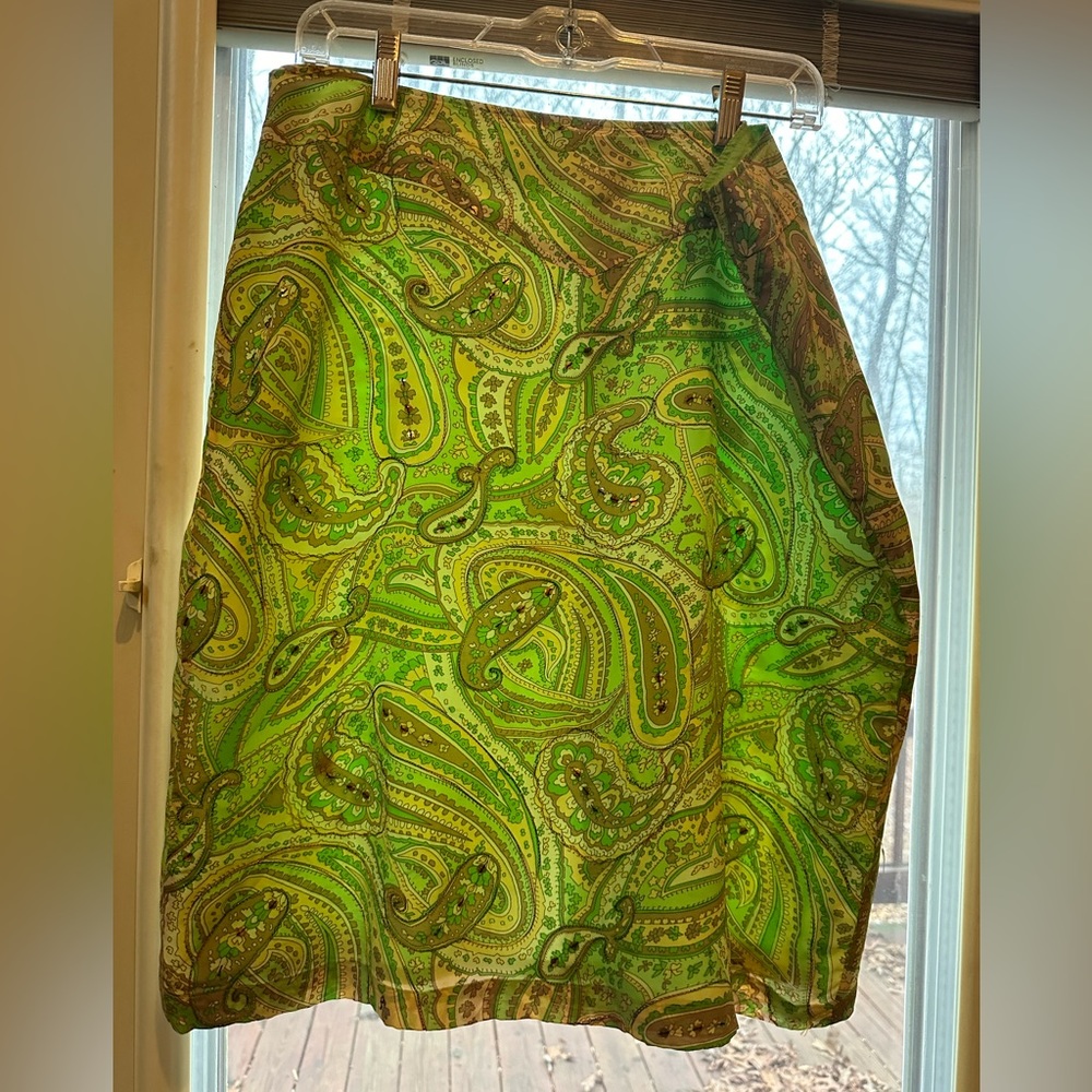 Sz 14 SILK SKIRT